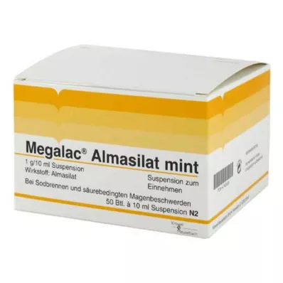 Megalac Almasilat menta szuszpenzió, 50x10 ml