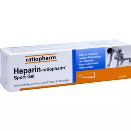 HEPARIN-RATIOPHARM Sport gél, 50 g