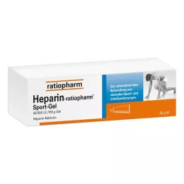 HEPARIN-RATIOPHARM Sport gél, 50 g