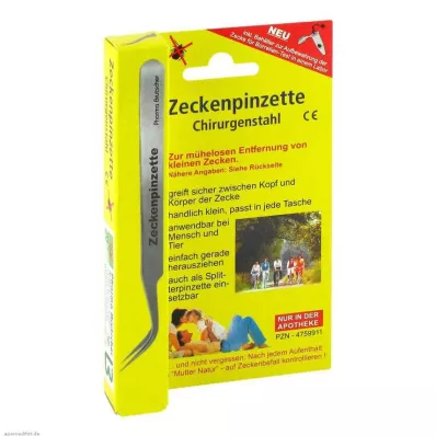 ZECKENPINZETTE Sebészeti acél, 1 db
