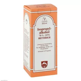 ISOPROPYLALKOHOL 70% V/V Hetterich, 200 ml