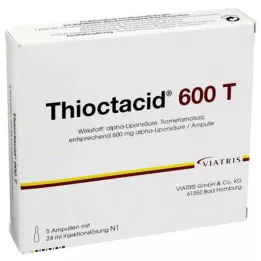 THIOCTACID 600 T oldatos injekció, 5X24 ml