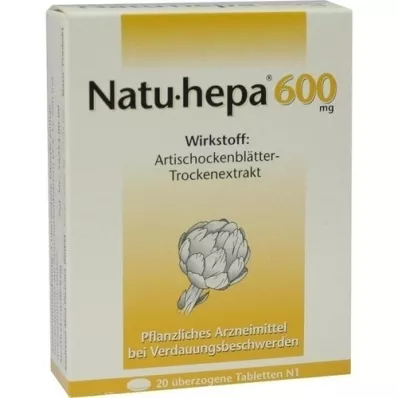 NATU HEPA 600 mg bevont tabletta, 20 db