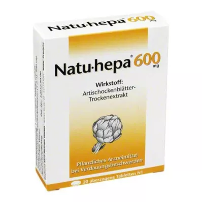 Natu Hepa 600 mg bevont tabletta, 20 db