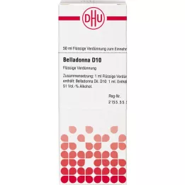 BELLADONNA D 10 hígítás, 50 ml