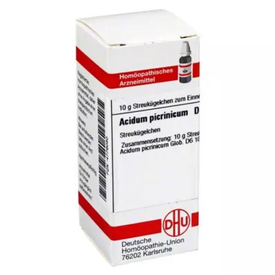DHU Acidum picrinicum D 6 gömböcskék, 10 g DHU Acidum picrinicum D 6 gömböcskék, 10 g