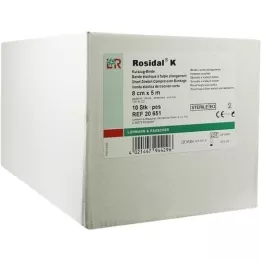 ROSIDAL K kötszer 8 cmx5 m steril, egyenként csomagolva, 10 db