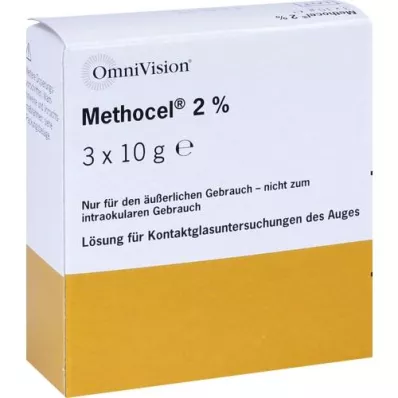 METHOCEL 2%-os szemcsepp, 3X10 g