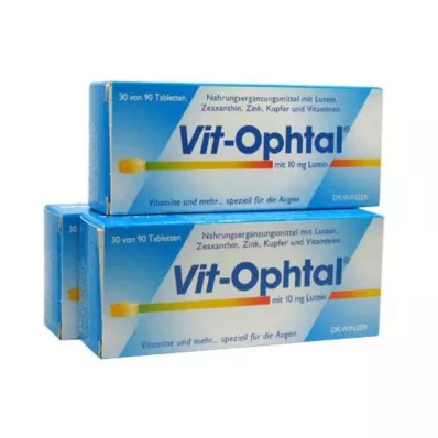 VIT OPHTAL 10 mg lutein tablettával, 90 db