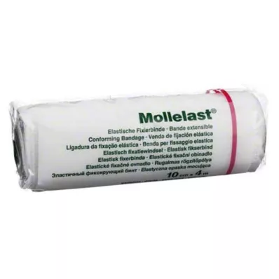 Mollelast 10cmx4m fehér, 1 db