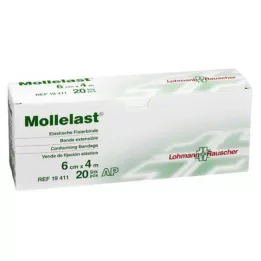 MOLLELAST 6 cmx4 m-es fehér kötszer, 20 db