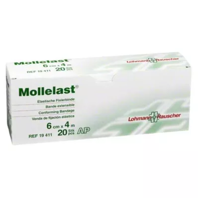 Mollelast 6cmx4m fehér, 20 db