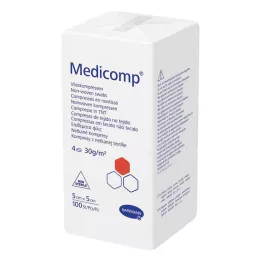 MEDICOMP Nem szőtt komp. nem steril 5x5 cm 4 rétegű, 100 db
