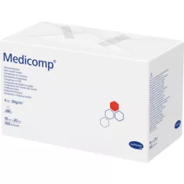 MEDICOMP Nem szőtt komp. nem steril 10x20 cm 4 rétegű, 100 db