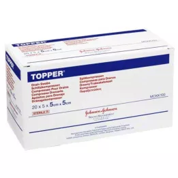 TOPPER Slit Compr.5x5 cm steril, 20X5 db