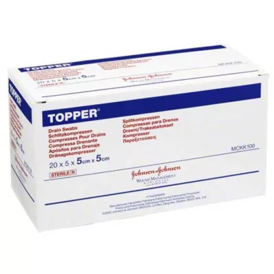 TOPPER Slit Compr.5x5 cm steril, 20X5 db