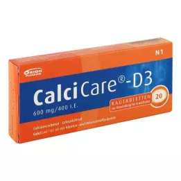 CALCICARE D3 rágótabletta, 20 db