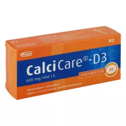 CALCICARE D3 rágótabletta, 50 db