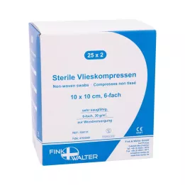 VLIESKOMPRESSEN 10x10 cm steril 6x, 25X2 db
