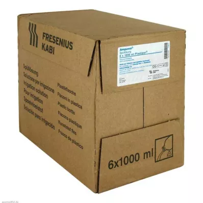 AMPUWA öblítési célokra Plastipur, 6X1000 ml