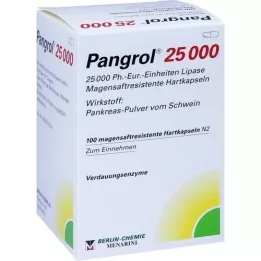 PANGROL 25.000 kemény kupak bélsavval bevont pellettel, 100 db