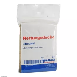 RETTUNGSDECKE arany/ezüst, 1 db