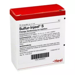 SULFUR INJEEL S Ampullák, 10 db