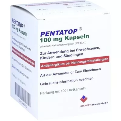 PENTATOP 100 mg-os kapszula kemény kapszula, 100 db