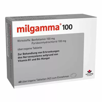 MILGAMMA 100 mg bevont tabletta, 60 db