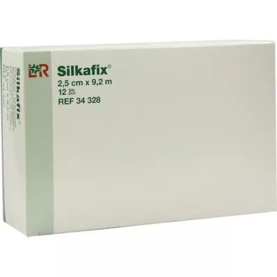 SILKAFIX Ragasztógipsz 2,5 cm x 9,2 m kartonmag, 12 db