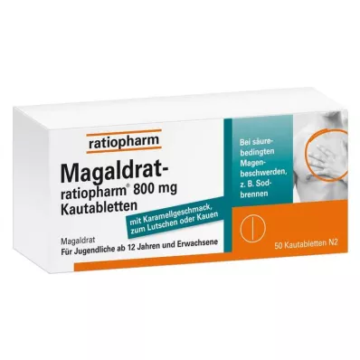 Magaldrat-ratiopharm® 800 mg rágótabletta, 50 db