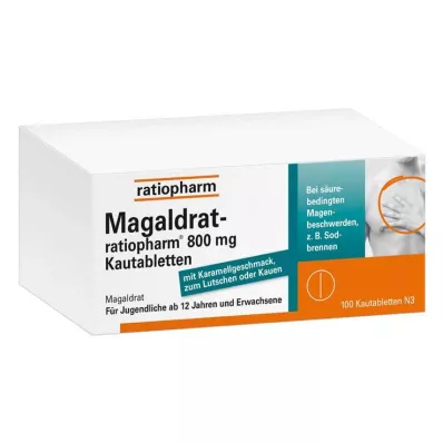 Magaldrat-ratiopharm® 800 mg rágótabletta, 100 db