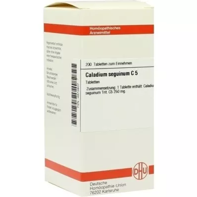 CALADIUM seguinum C 5 tabletta, 200 db