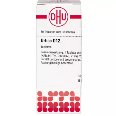URTICA D 12 tabletta, 80 db