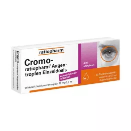 CROMO-RATIOPHARM Szemcseppek egyszeri adag, 20X0,5 ml