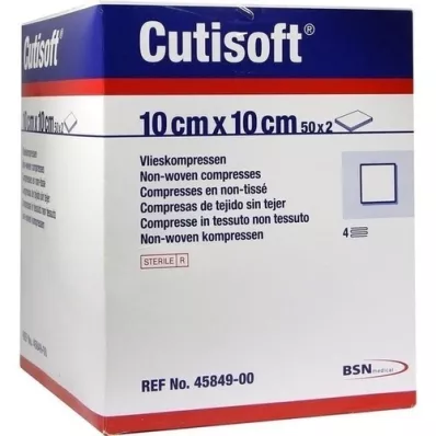 CUTISOFT 10x10 cm-es steril nem szőtt borogatás, 50X2 db