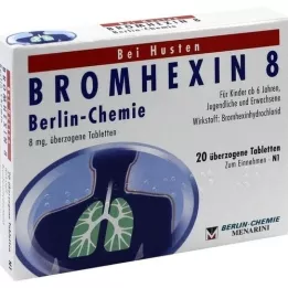 BROMHEXIN 8 Berlin Chemie bevont tabletta, 20 db