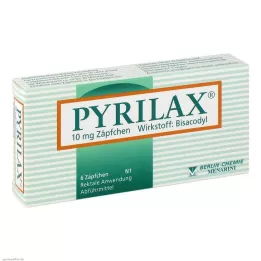 PYRILAX 10 mg-os kúpok, 6 db