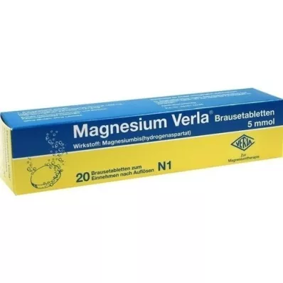 MAGNESIUM VERLA pezsgőtabletta, 20 db