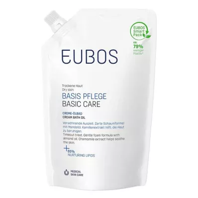 EUBOS CREME Olajfürdő utántöltő, 400 ml