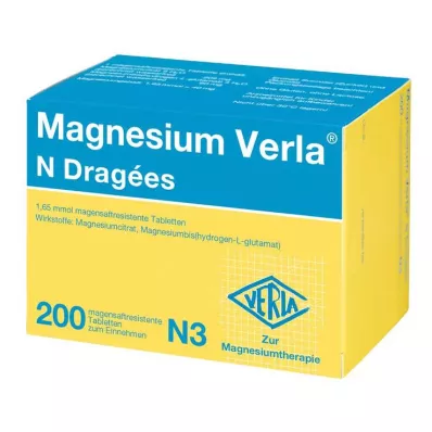 MAGNESIUM VERLA N bevont tabletta, 200 db