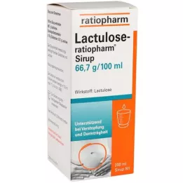 LACTULOSE-ratiopharm szirup, 200 ml