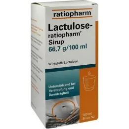 LACTULOSE-ratiopharm szirup, 500 ml