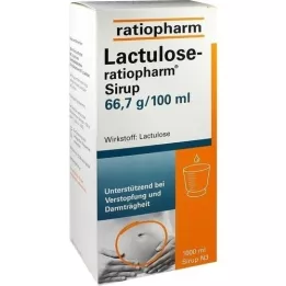 LACTULOSE-ratiopharm szirup, 1000 ml