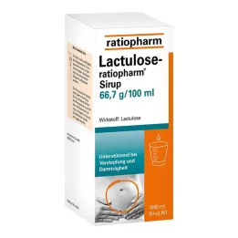 LACTULOSE-ratiopharm szirup, 1000 ml