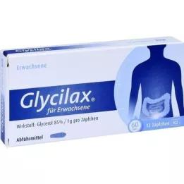 GLYCILAX Kúpok felnőtteknek, 12 db