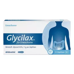 GLYCILAX Kúpok felnőtteknek, 12 db