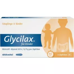 GLYCILAX Kúpok gyermekeknek, 6 db