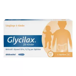 GLYCILAX Kúpok gyermekeknek, 6 db