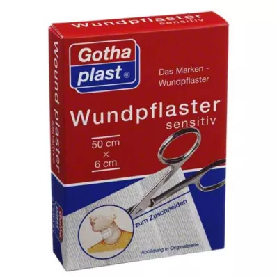 GOTHAPLAST Sebtapasz érzékeny 6 cm x 0,5 m-es vágás, 1 db